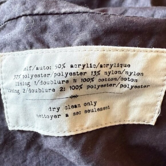 Cartonnier Anthropologie Rust Wool Blend Blazer Jacket Size M - Picture 9 of 9